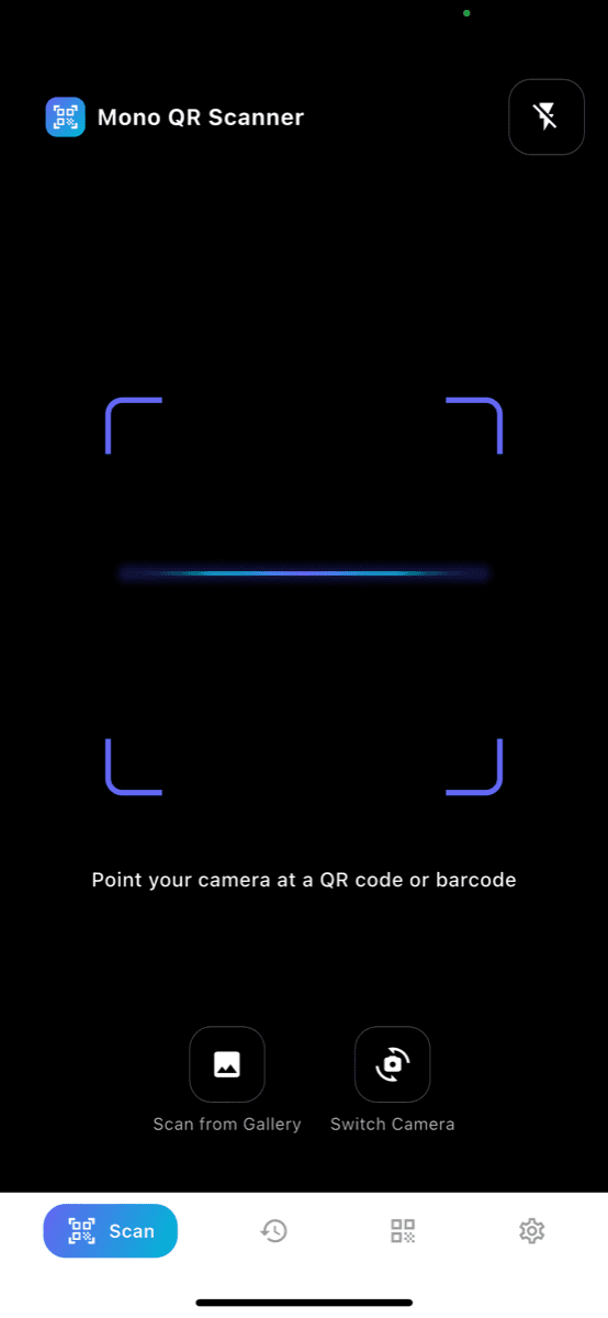 Scan Screen