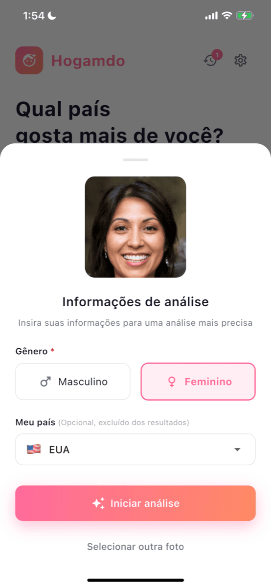 Detalhe por país