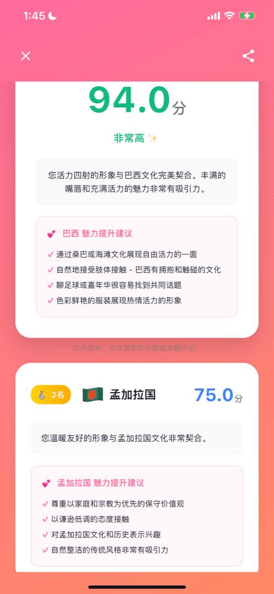 结果