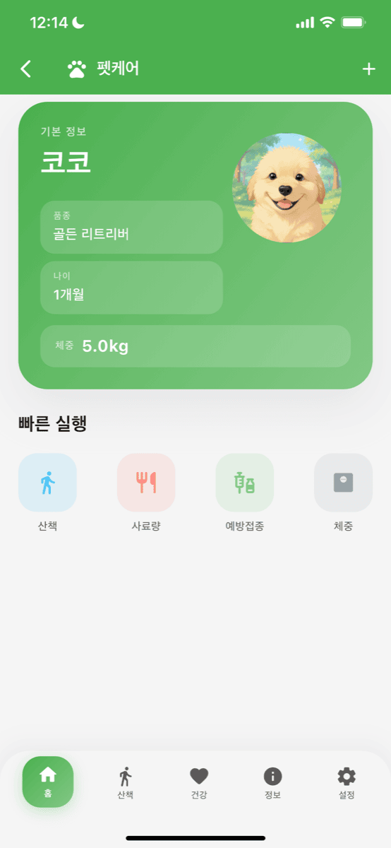 홈 화면