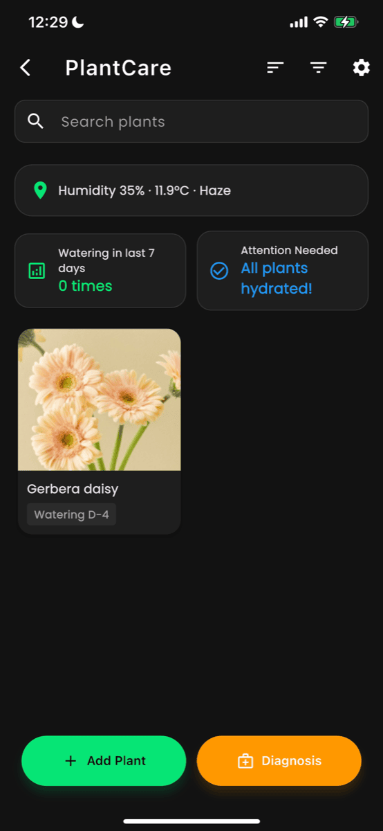 Home Screen